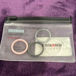 Women Silicone Rings - Pink, Gray, Black and White